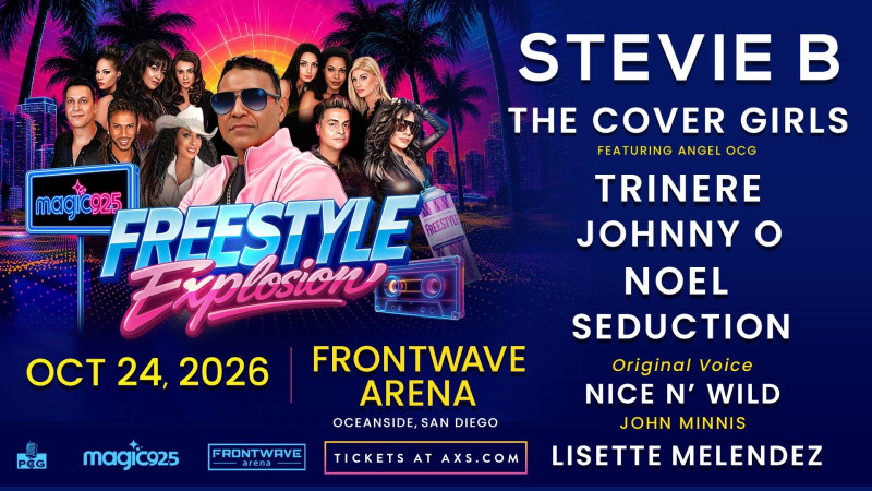 Freestyle Explosion, Magic 92.5 presents an evening of classic freestyle