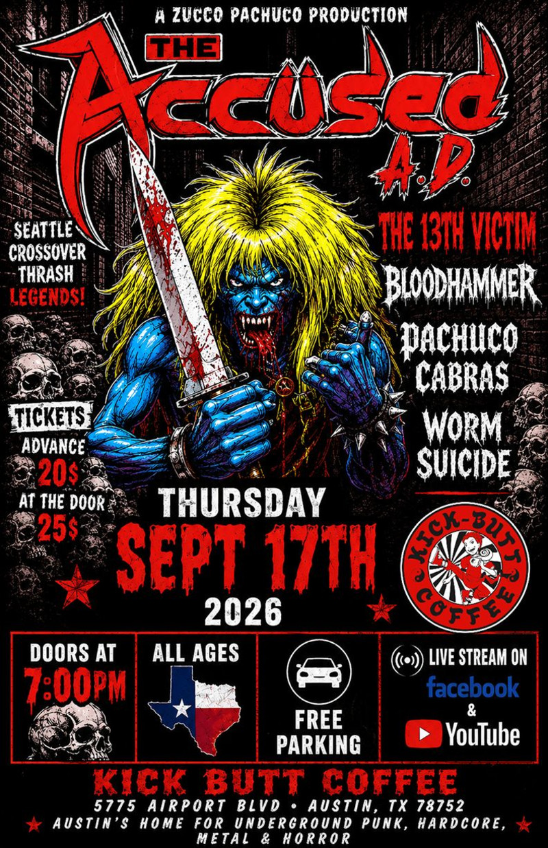 The Accused A.D. US Tour (Austin, TX)