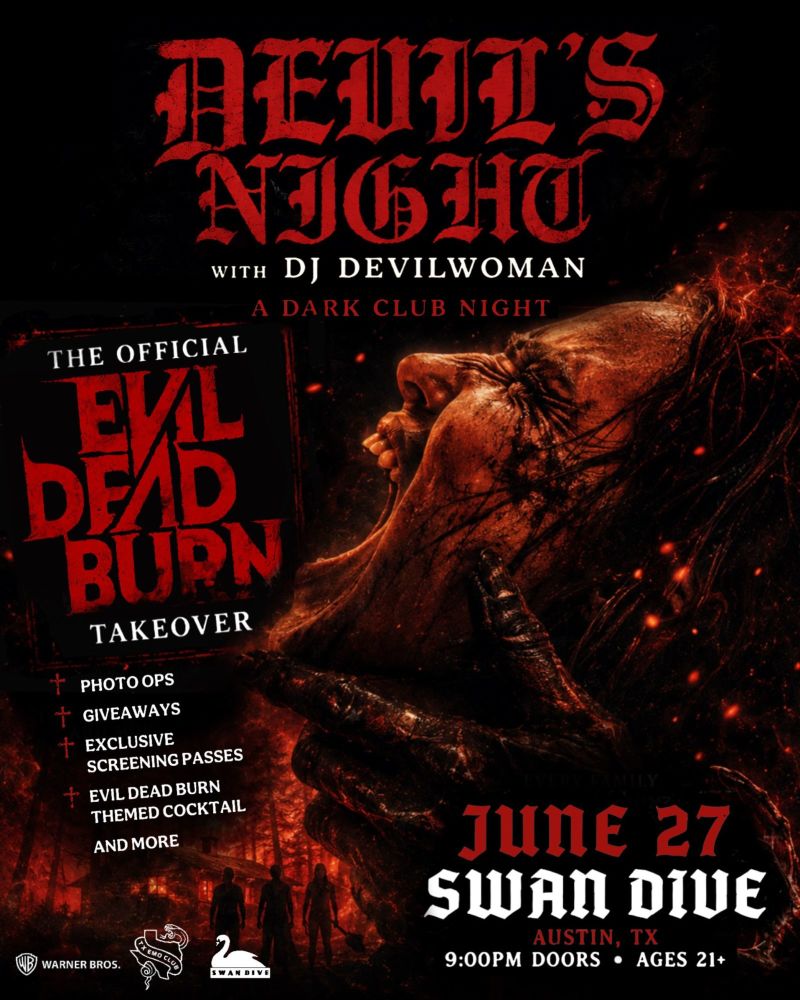 Devil's Night - Official Evil Dead Burn Takeover in Austin at Swan