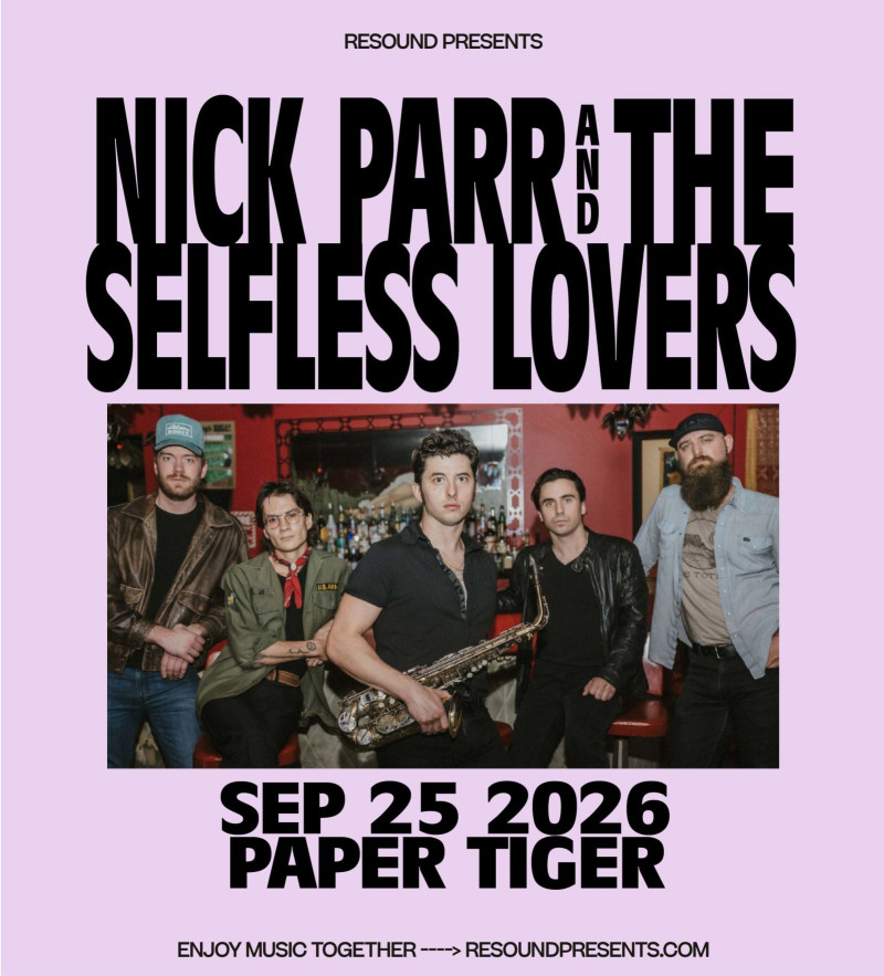 Nik Parr & The Selfless Lovers
