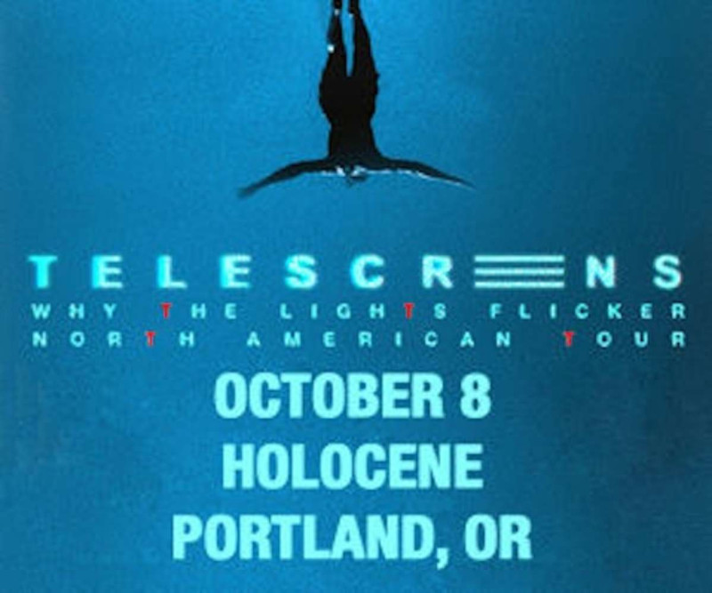 Telescreens – Why The Lights Flicker North American Tour