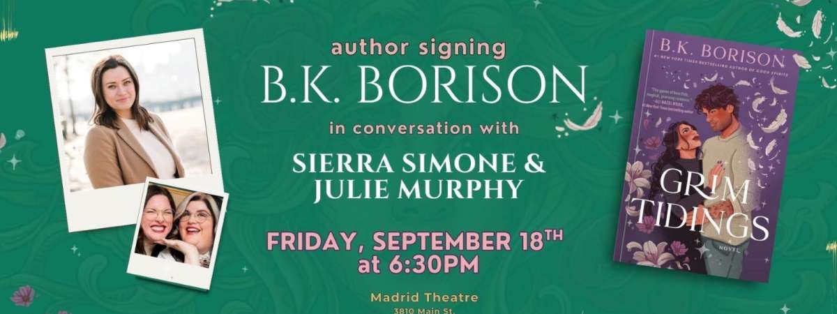 Grim Tidings Release Event with B.K. Borison