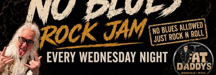 No Blues Rock Jam!