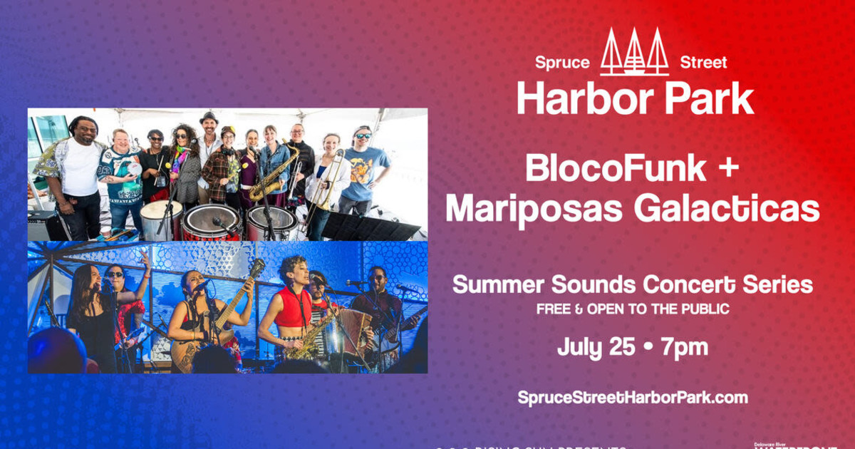 Summer Sounds Concert Series: BlocoFunk + Mariposas Galácticas