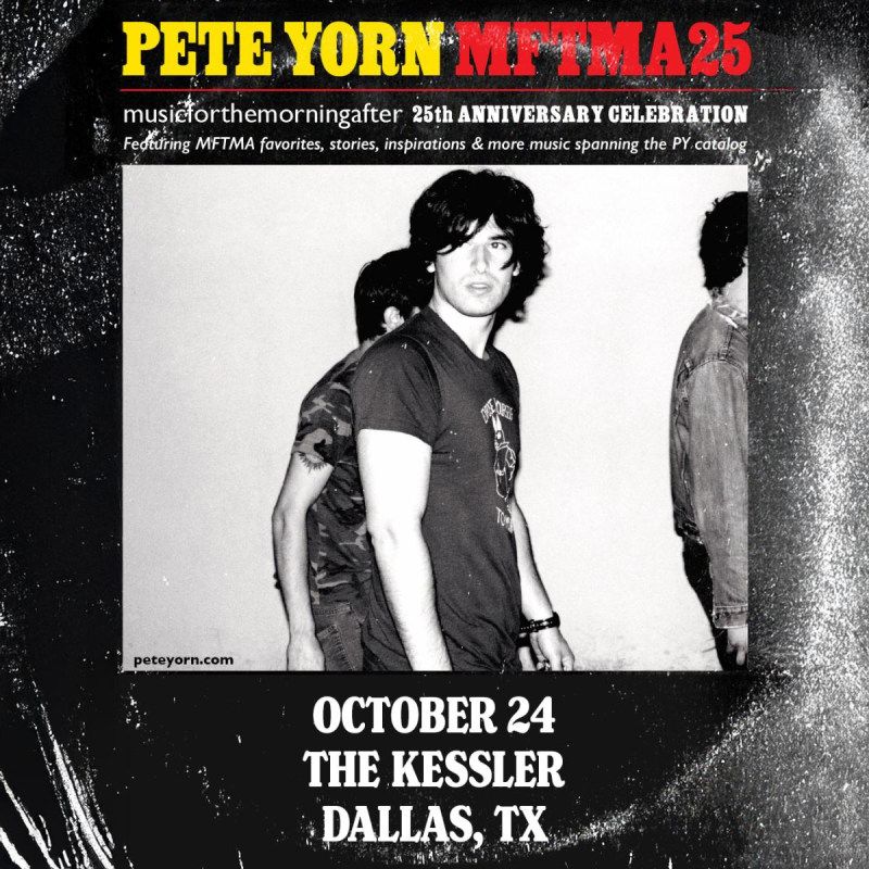 Pete Yorn solo acoustic - 25th Anniversary of musicforthemorningafter