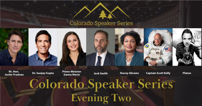 Colorado Speaker Series Evening Two - Season Tickets