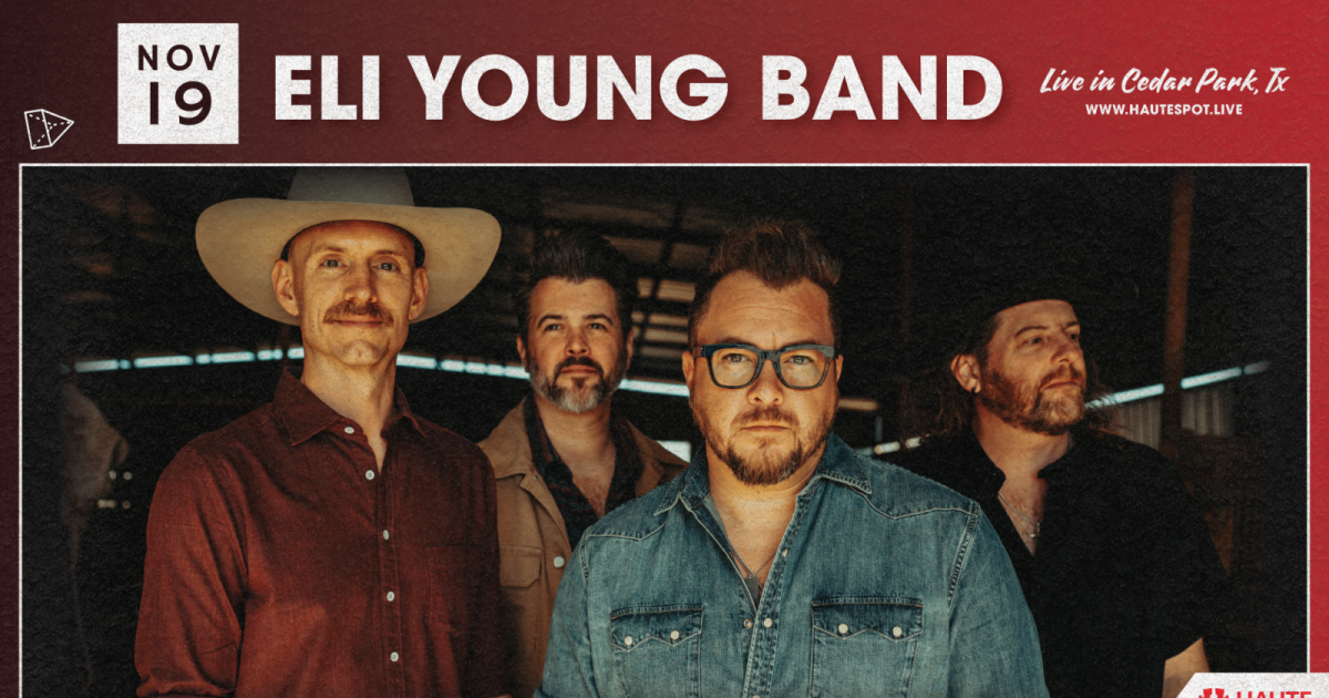 Eli Young Band Austin concert poster