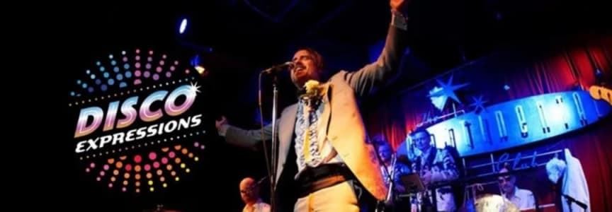 Disco Expressions – enjoy a dance floor and an 8 member band with horn section!