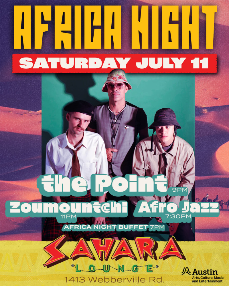 Africa Night with The Point, Afro Jazz & Zoumountchi in Austin at