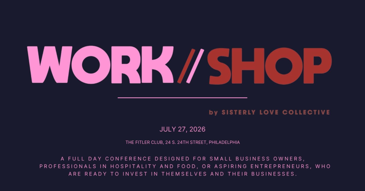 Sisterly Love Collective 2026 Work/Shop