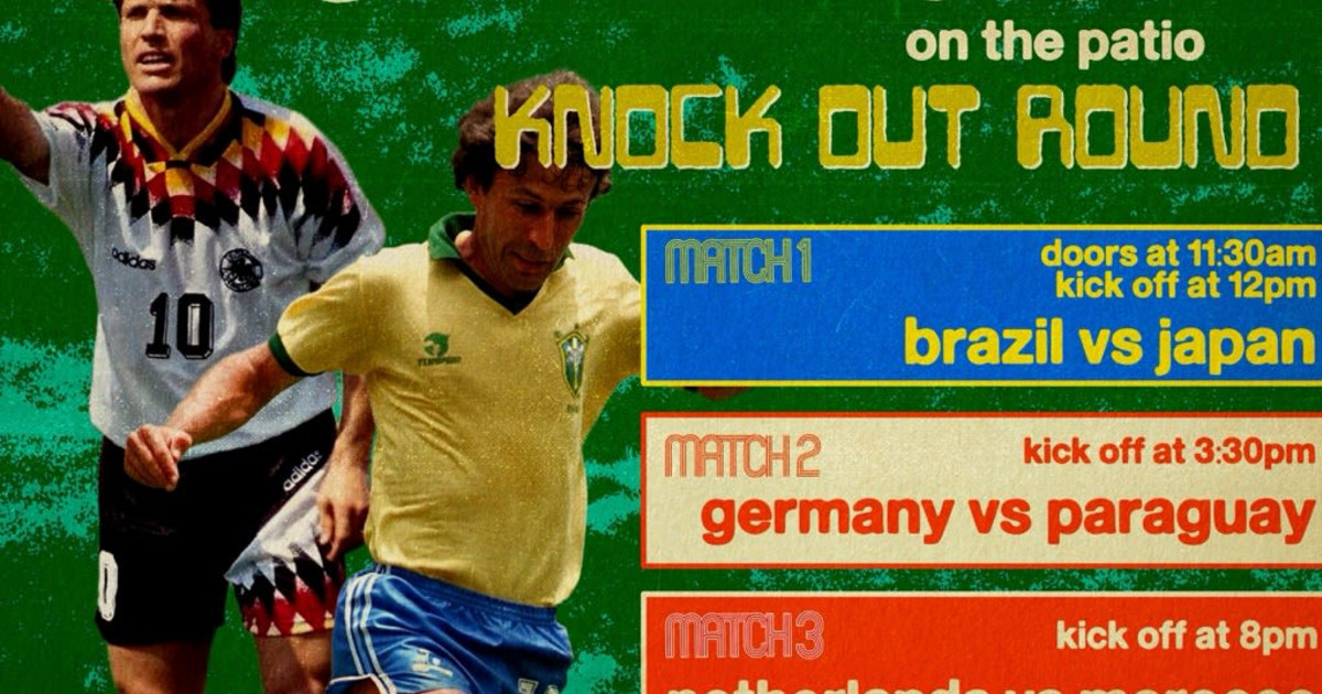 World Cup Day 19 - Brazil vs Japan & more in Austin at Hotel Vegas &