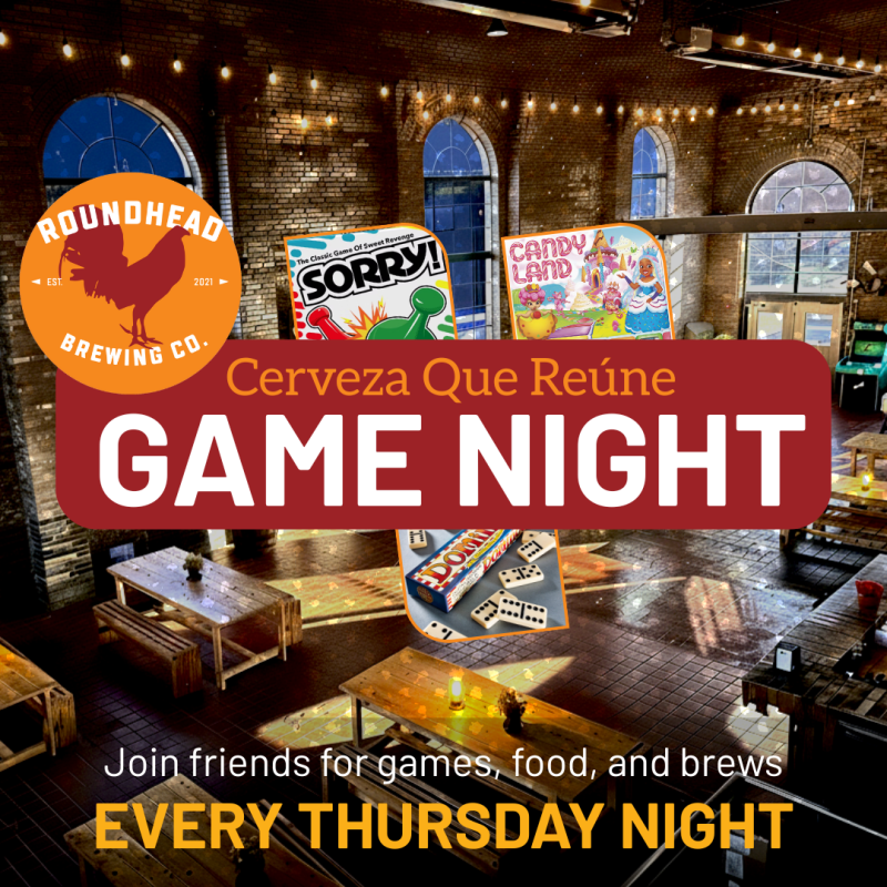 Roundhead Brewing Game Night!