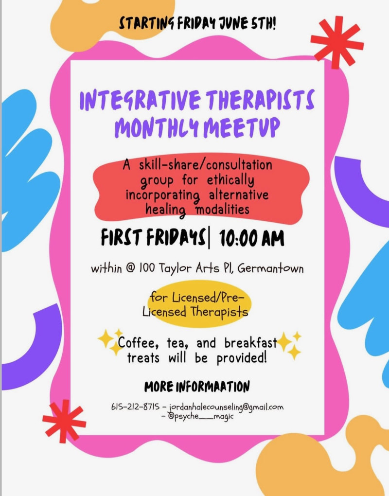 Integrative Therapists Monthly Meetup