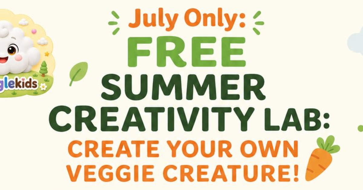 Summer Creativity Lab: Create Your Own Veggie Creature