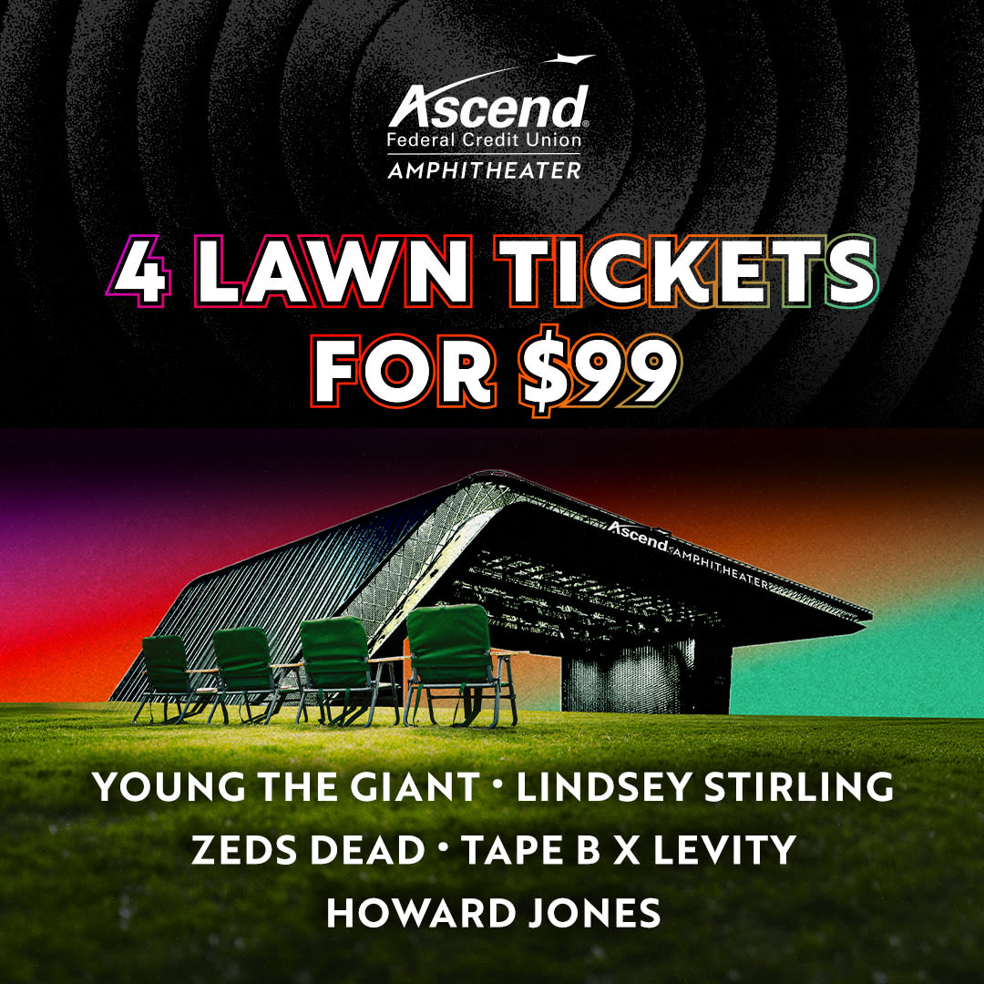 4 Lawn Tickets for $99 in Nashville at Ascend Amphitheater