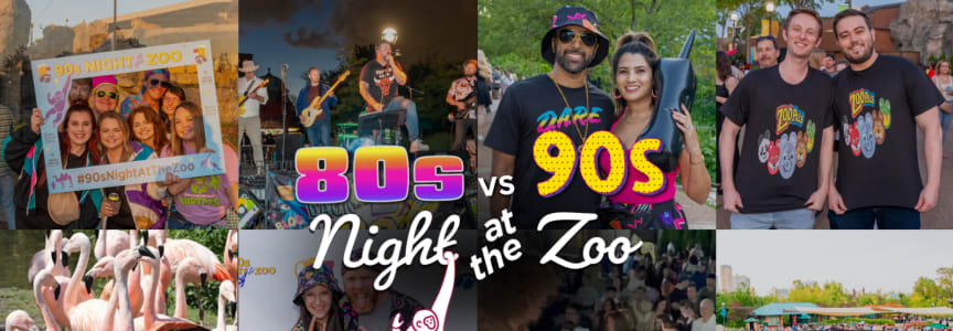 80s vs 90s Night at the Zoo - An Adults Only Evening