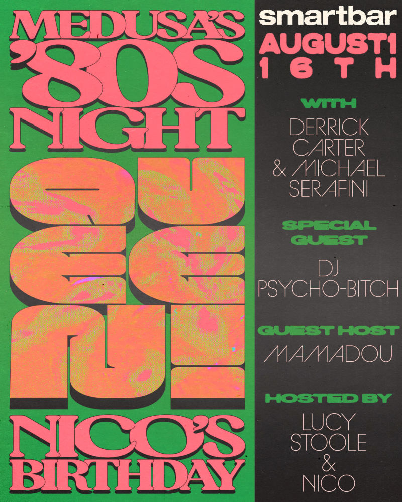 Nico’S Birthday Queen! – Medusa’S ‘80s Night