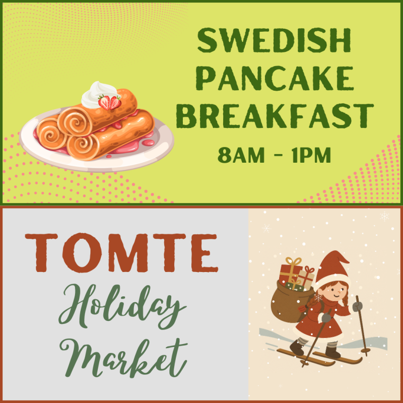 Tomte Holiday Market + Swedish Pancake Breakfast