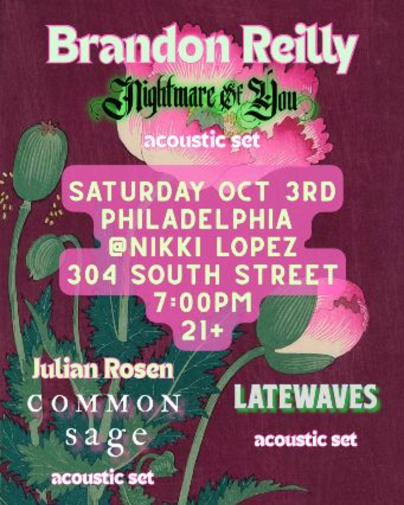 Brandon Reilly , Latewaves , Julian Rosen