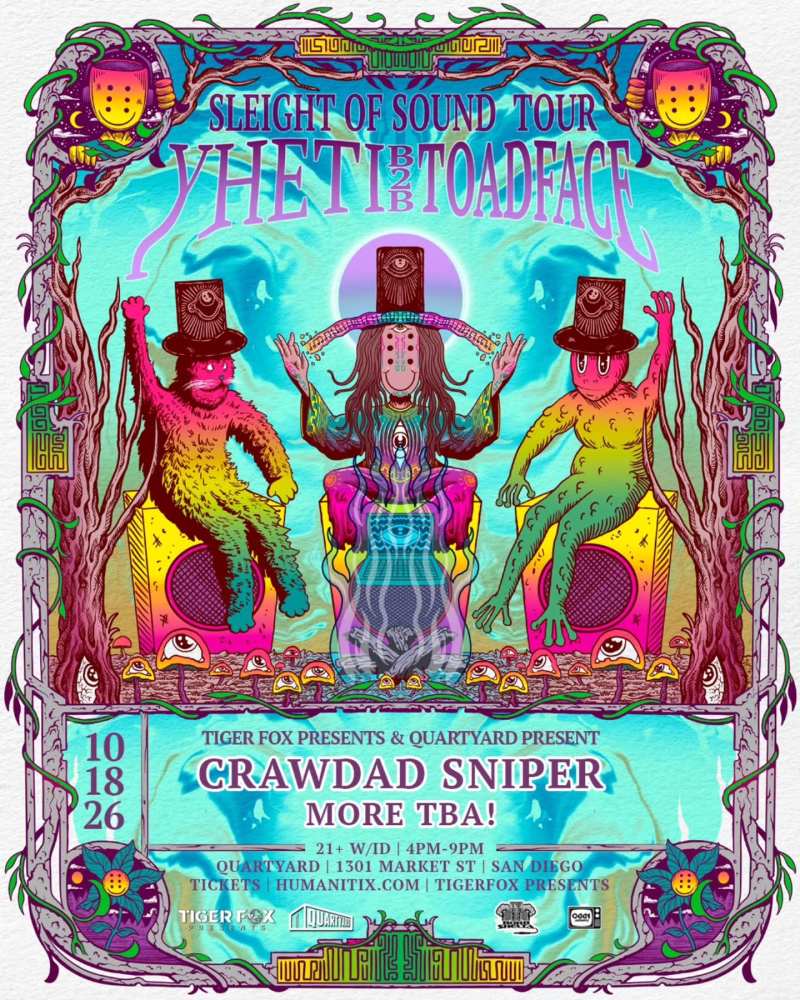 Sleight of Sound Tour w Yheti B2B Toadface