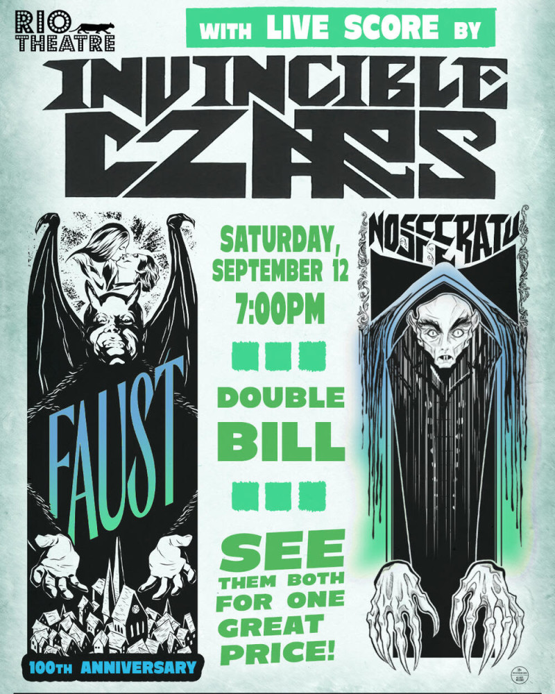 Faust: 100th Anniversary Screening and Nosferatu with the Invincible Czars