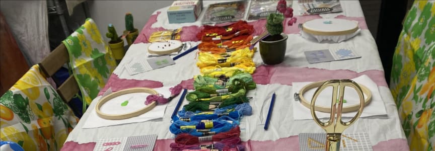 Embroidery: Introductory Stitches to Sew a Portrait