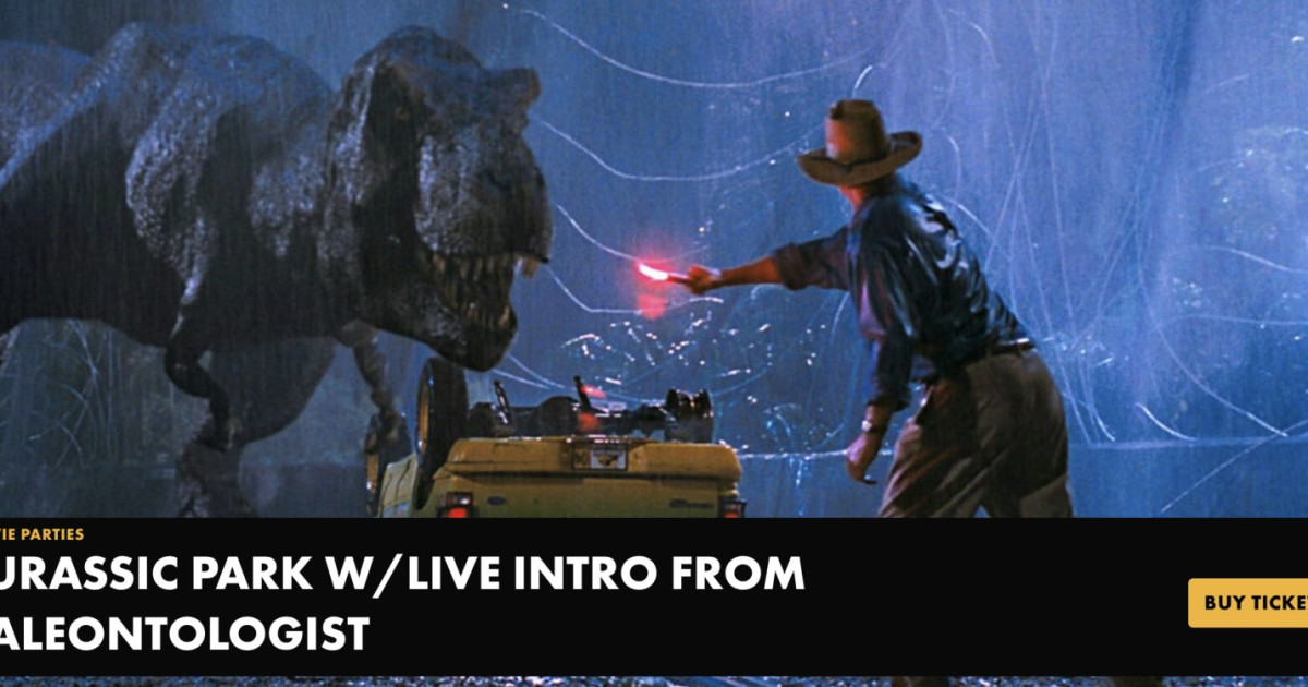JURASSIC PARK MOVIE PARTY at Alamo Drafthouse Cinema - Village