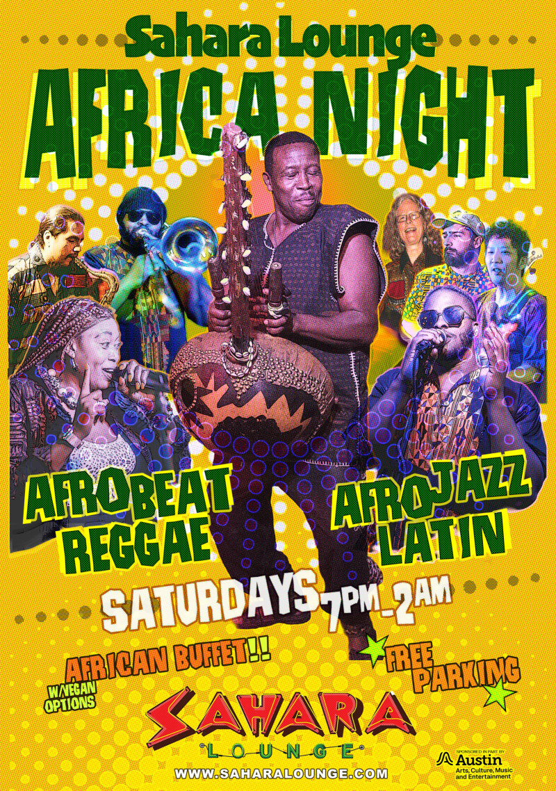 Africa Night in Austin at Sahara Lounge