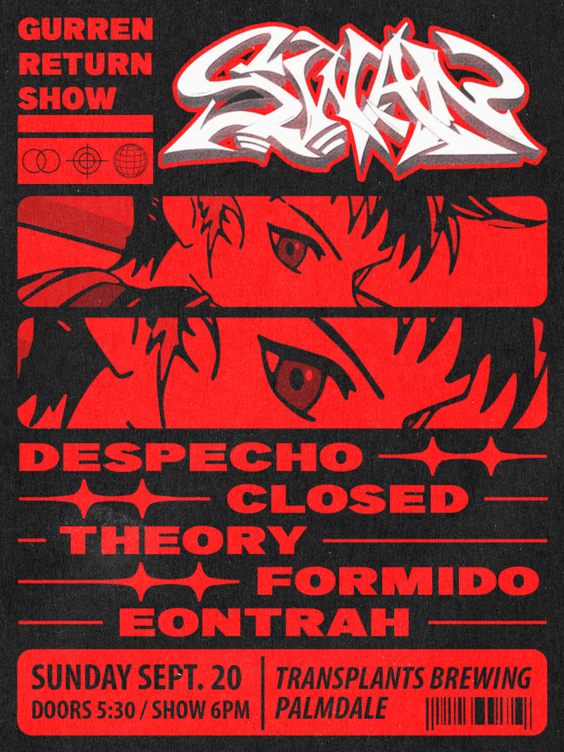 SWAN / DESPECHO / CLOSED / THEORY / FORMIDO / EONTRAH