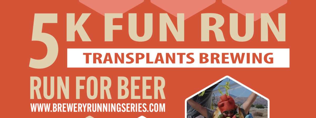 Boos & Brews 5k x Transplants Brewing Co | 2026 CA Brewery Running Series