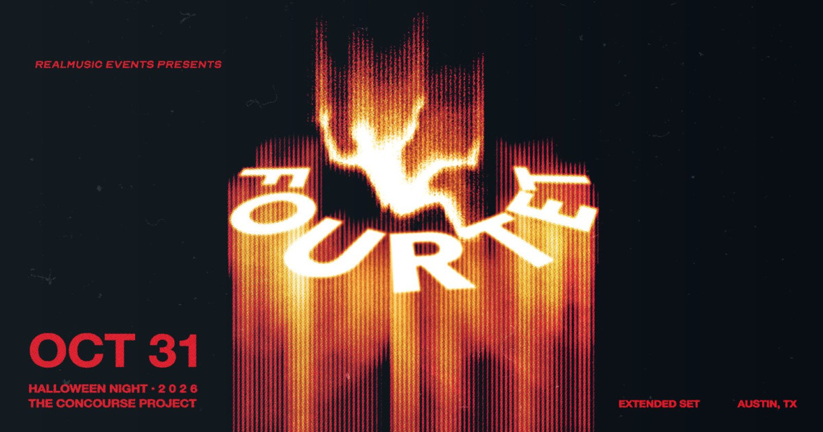 Four Tet (Extended Set) at The Concourse Project Austin concert poster