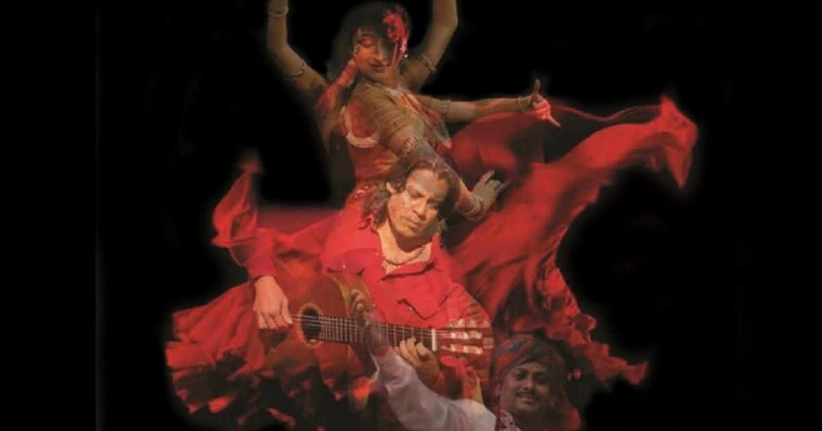 Flamenco India with Oliver Rajamani Austin concert poster