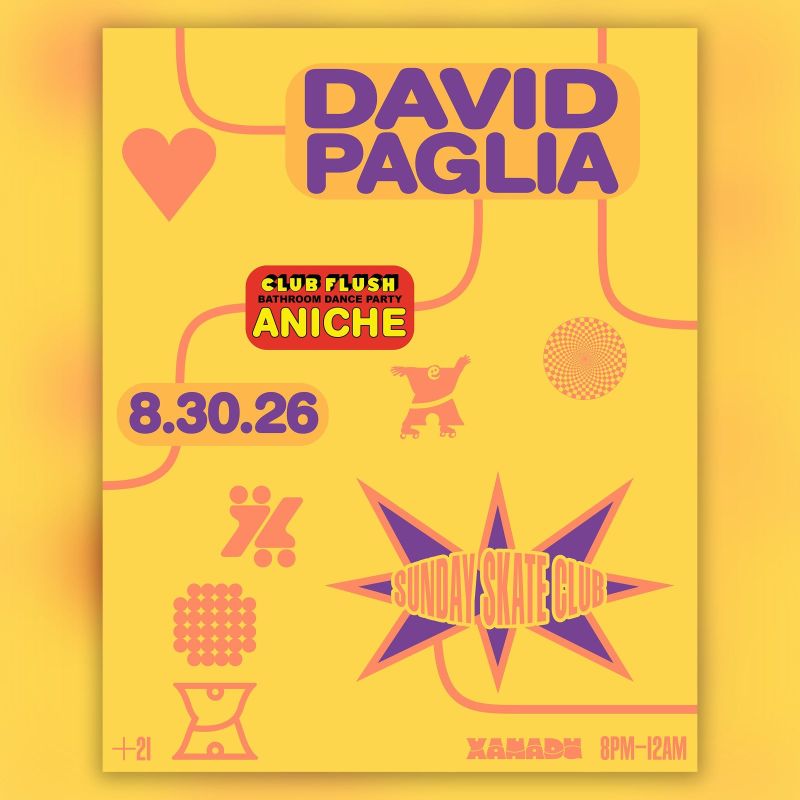 Sunday Skate Club ft. David Paglia, Club Flush: ANICHE (skate all night)