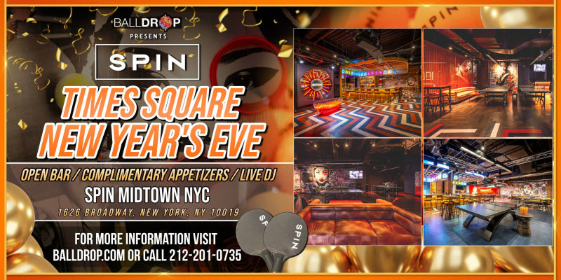SPIN NY Times Square New Year's Eve