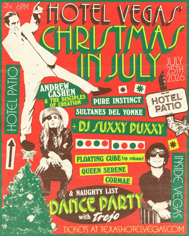 Christmas in July ft. Andrew Cashen at the Disciples of Creation,