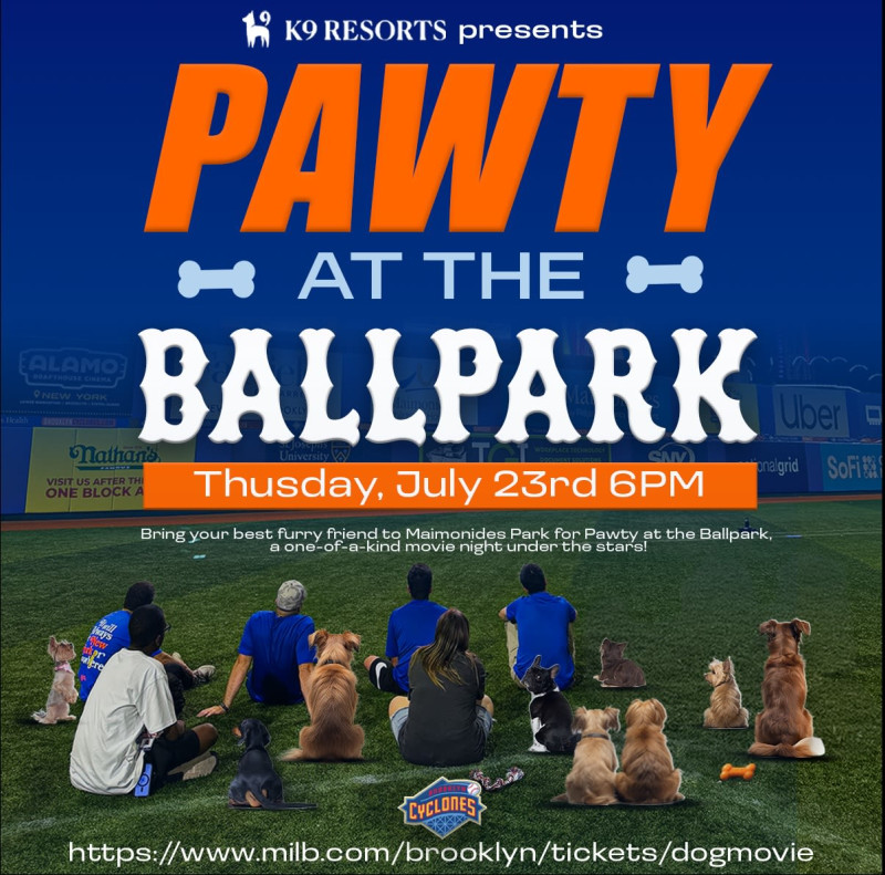 Pawty at the ballpark