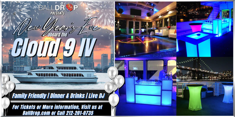 Cloud IV Luxury Yacht New Year's Eve