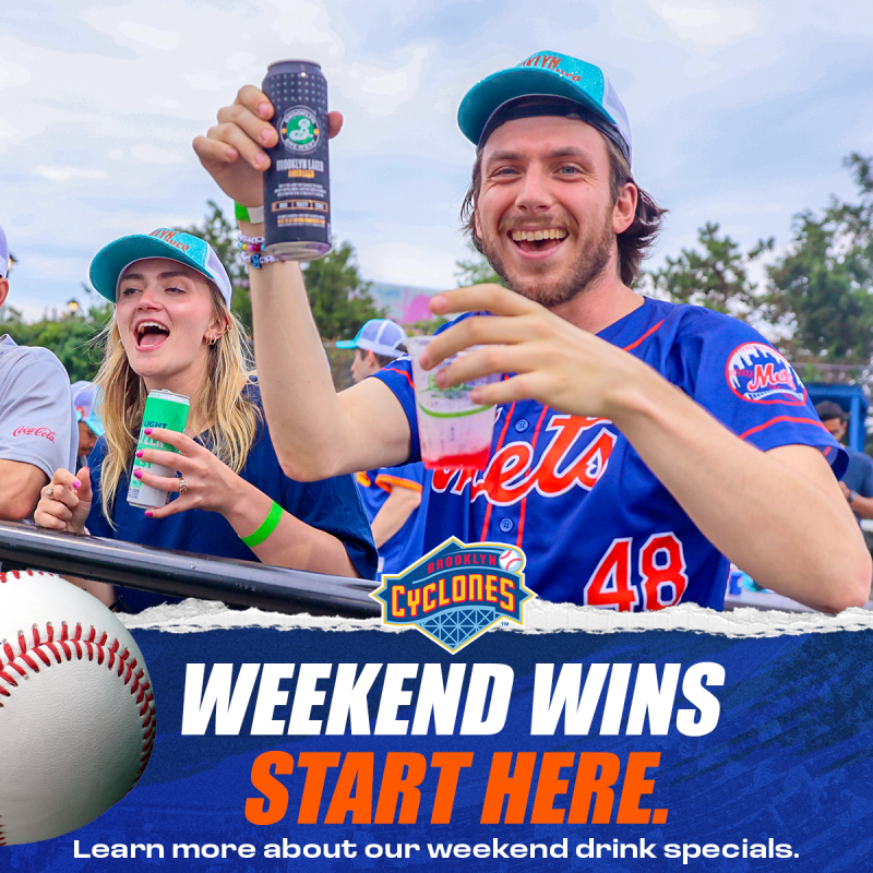 FRIYAY - Brooklyn Cyclones vs. Jersey Shore BlueClaws