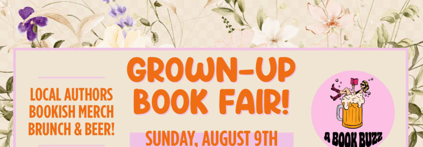 A Book Buzz: Grown-Up Book Fair