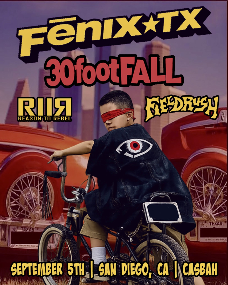 Fenix TX, 30 foot Fall, Reason to Rebel, Fieldrush