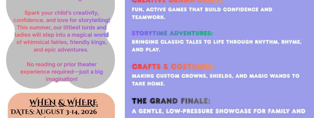 Kidspeare Summer Camp (FREE)