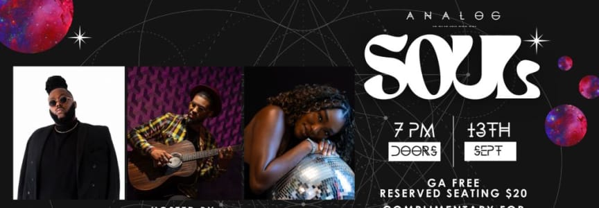 Analog Soul Hosted by Lovenoise Featuring Lamarr Lyons, Will Davenport, & TIKAAFTERDARK