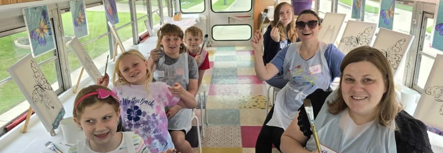 Paint Party with The Little Art Bus