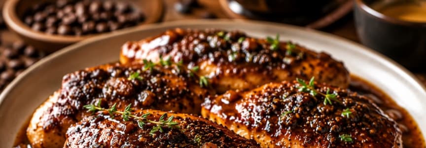 A Touch of Espresso - Seared Chicken (BYO Beer and Wine) $79.99 per person