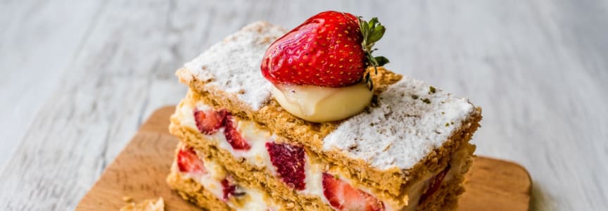Italian Dessert & Sip: Millefoglie & Mimosa