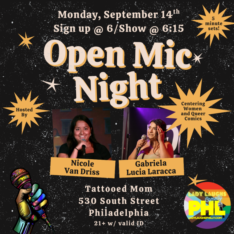 Lady Laughs Philly: Open Mic Night