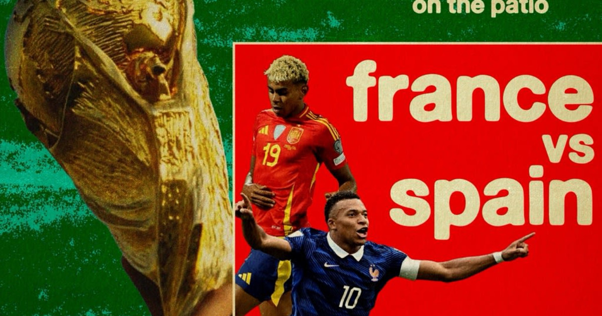 Hotel Vegas & Volstead present World Cup Day 31 - Semi-Final Match - France vs Spain