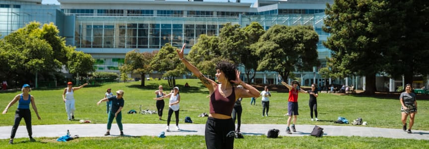 Dance Outdoors with Rhythm & Motion