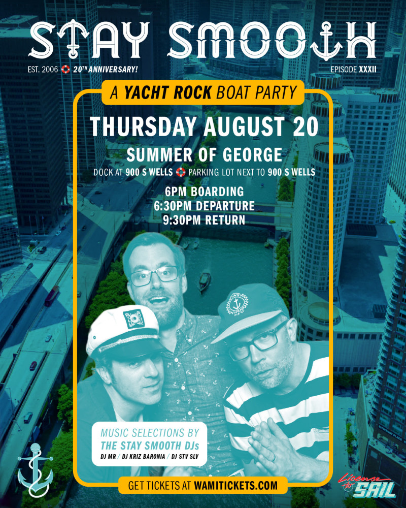 STAY SMOOTH - Yacht Rock Boat Party