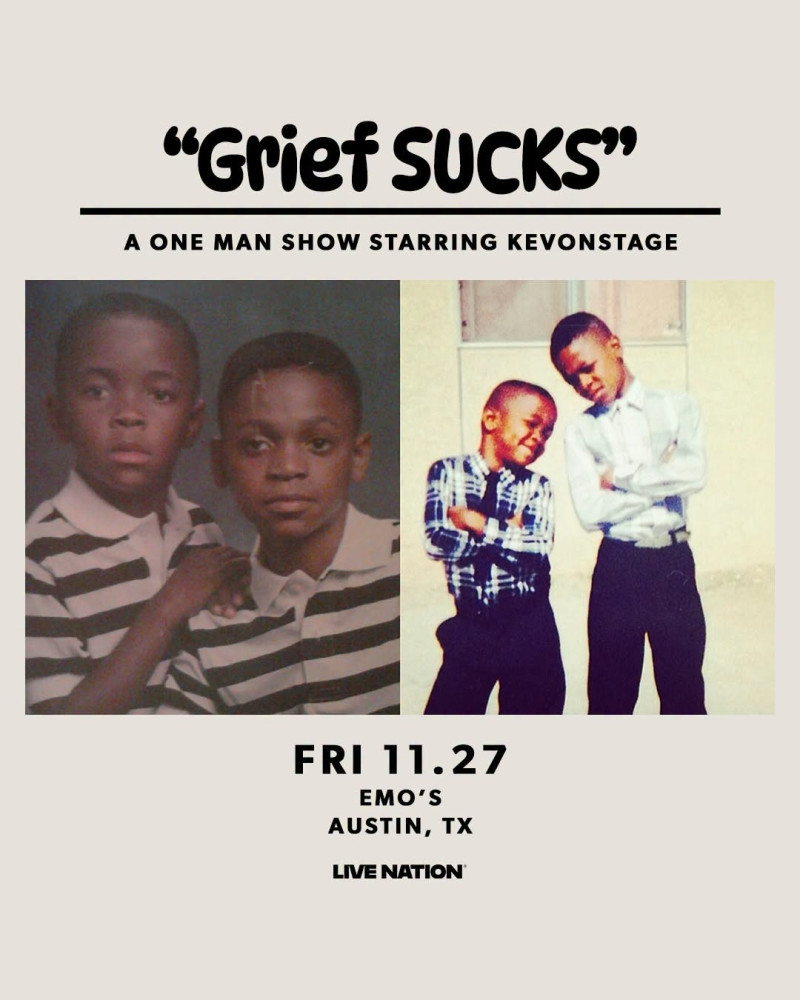 Grief Sucks: A One Man Show by KevOnStage